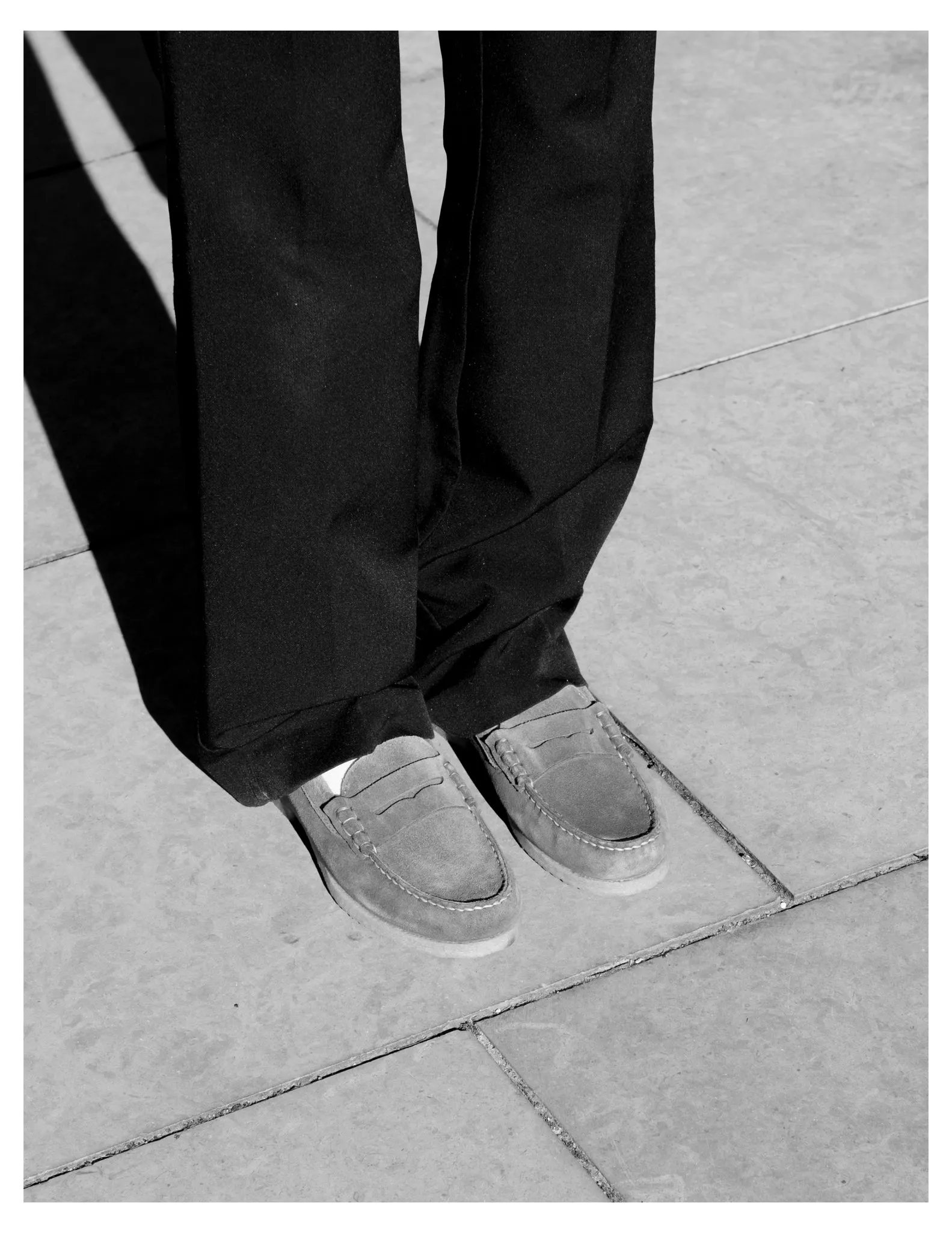 Moccasin Penny Loafer In Sigaro Calf Suede With A Crepe Sole sold by DICO Copenhangen product image thumbnail 4
