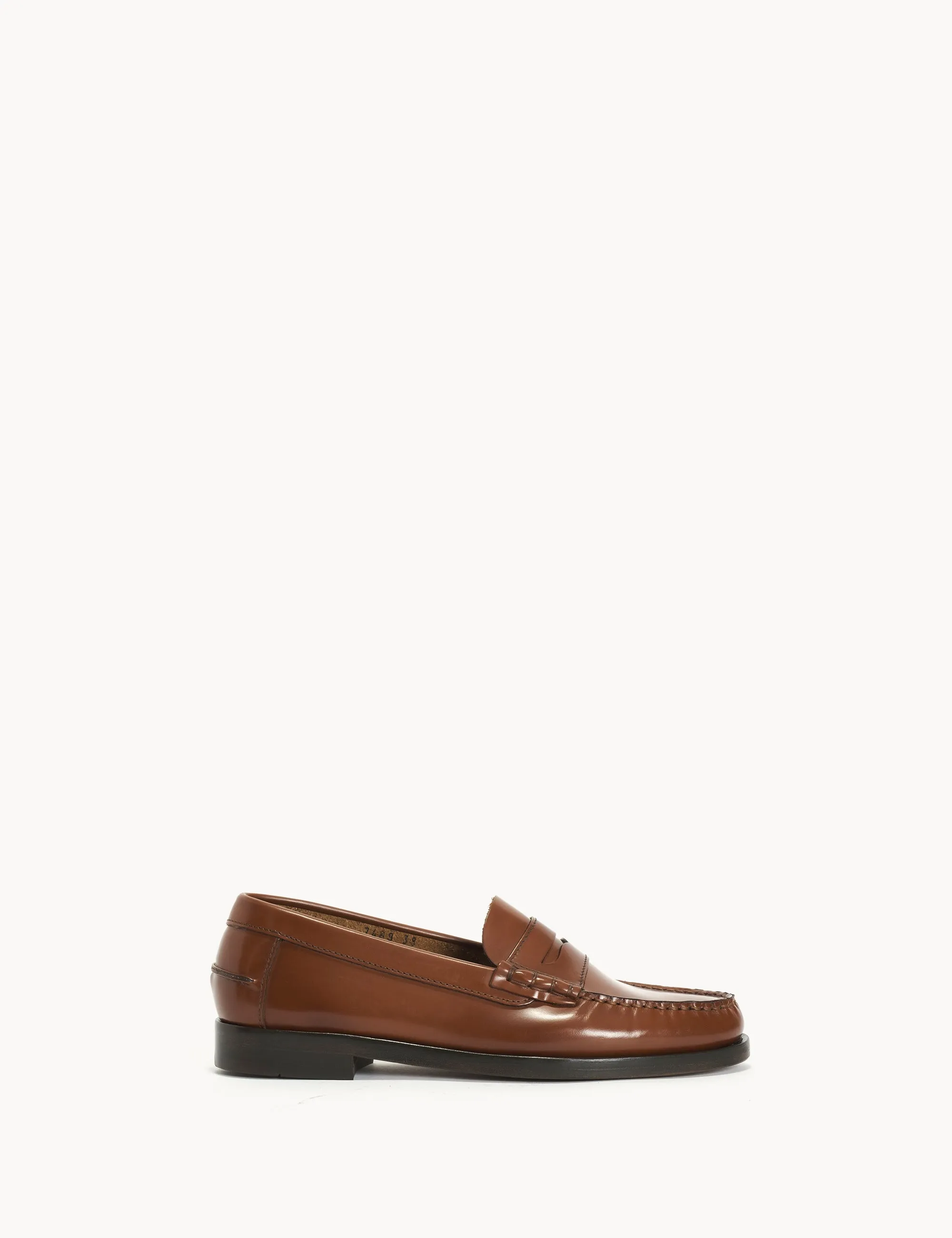 PENNY LOAFER IN HAZELNUT POLIDO LEATHER sold by DICO Copenhangen