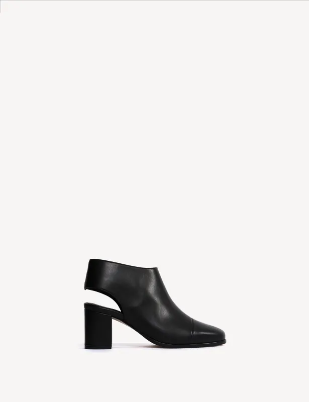 May Open Heel In Black Calfskin sold by DICO Copenhangen