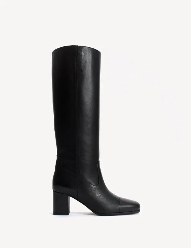 May Boot High In Black Calfskin made by DICO Copenhangen