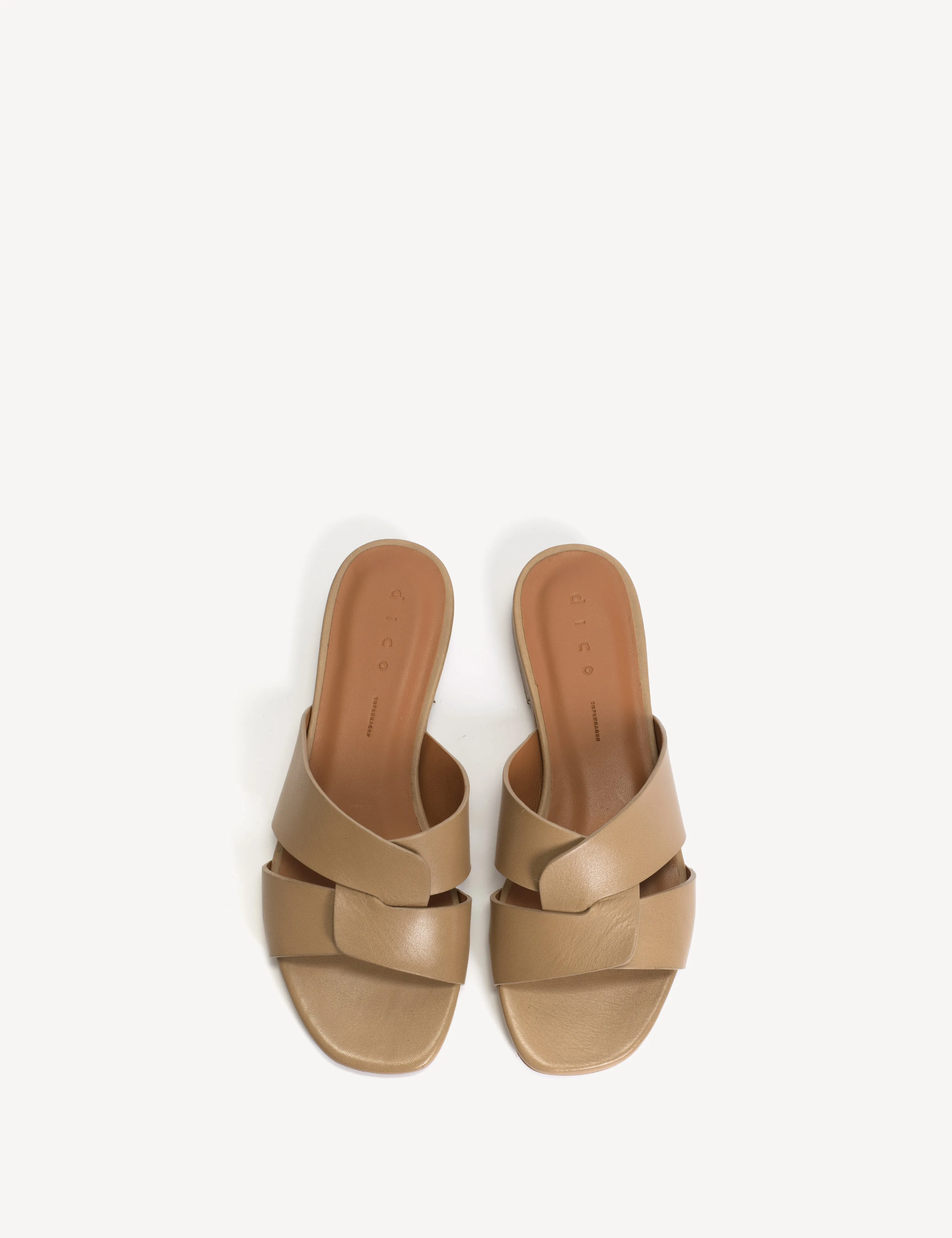 Lulu Mule In Beige Calfskin sold by DICO Copenhangen product image thumbnail 4
