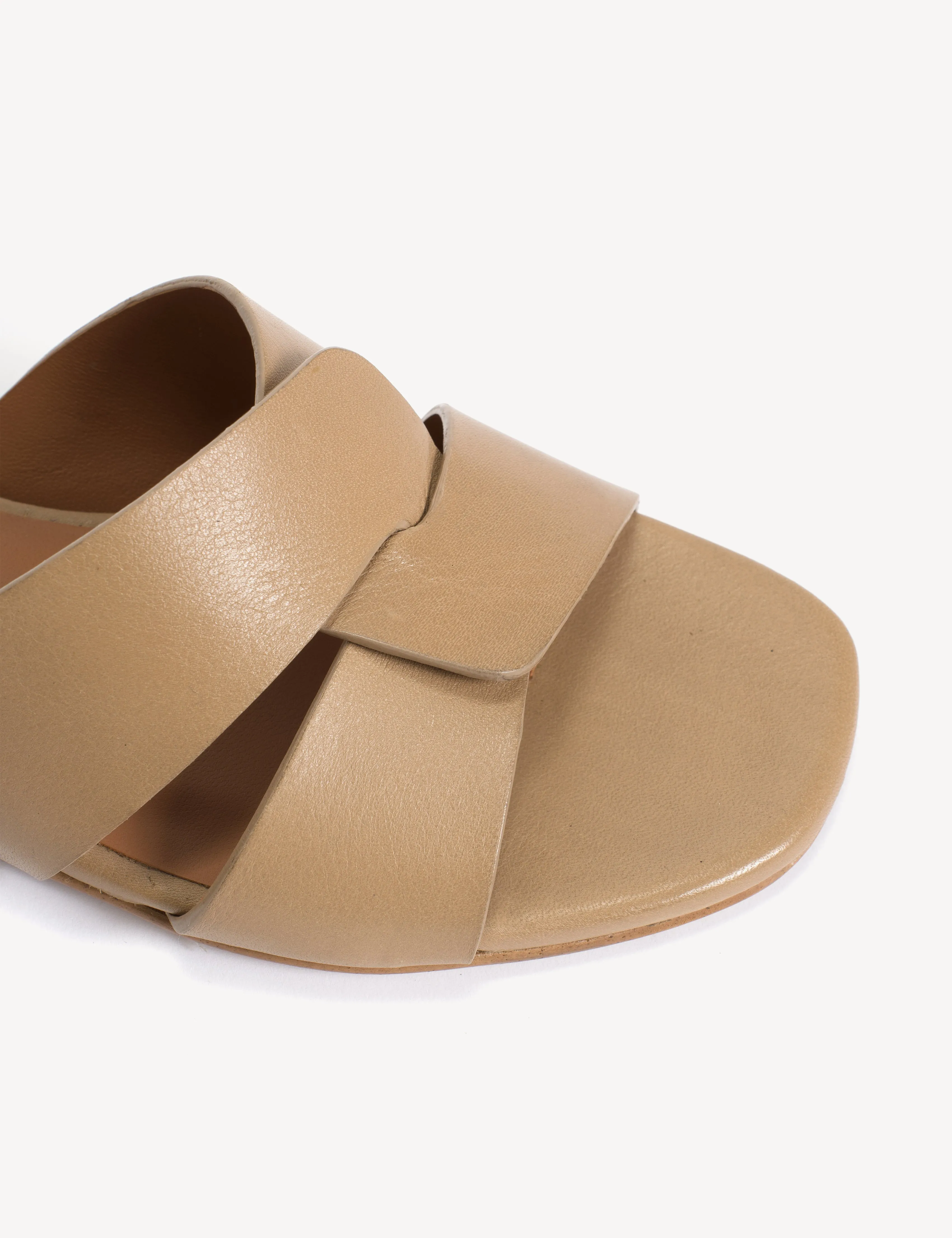 Lulu Mule In Beige Calfskin sold by DICO Copenhangen product image thumbnail 5