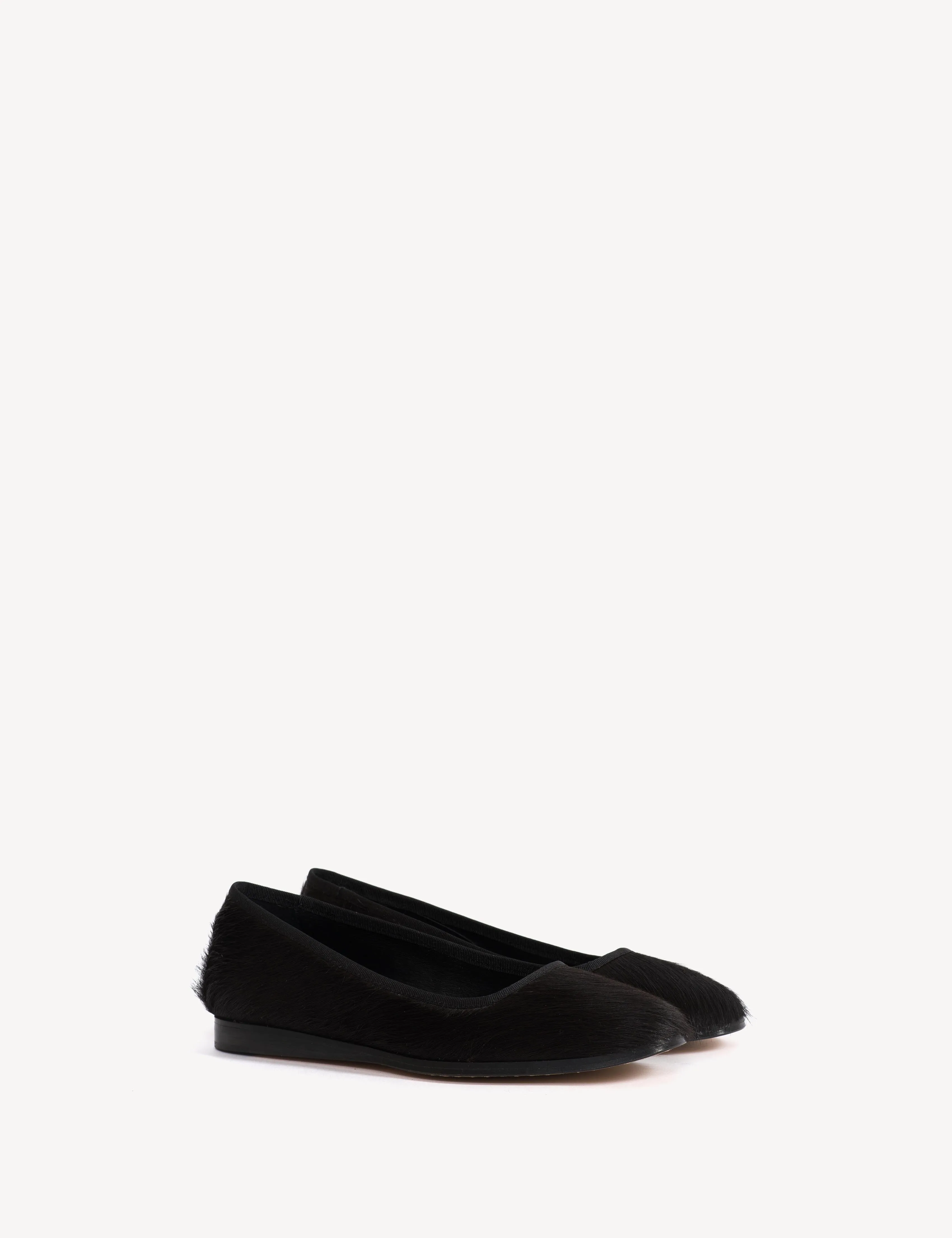 Mari Flats In Black Cow Fur sold by DICO Copenhangen product image thumbnail 2