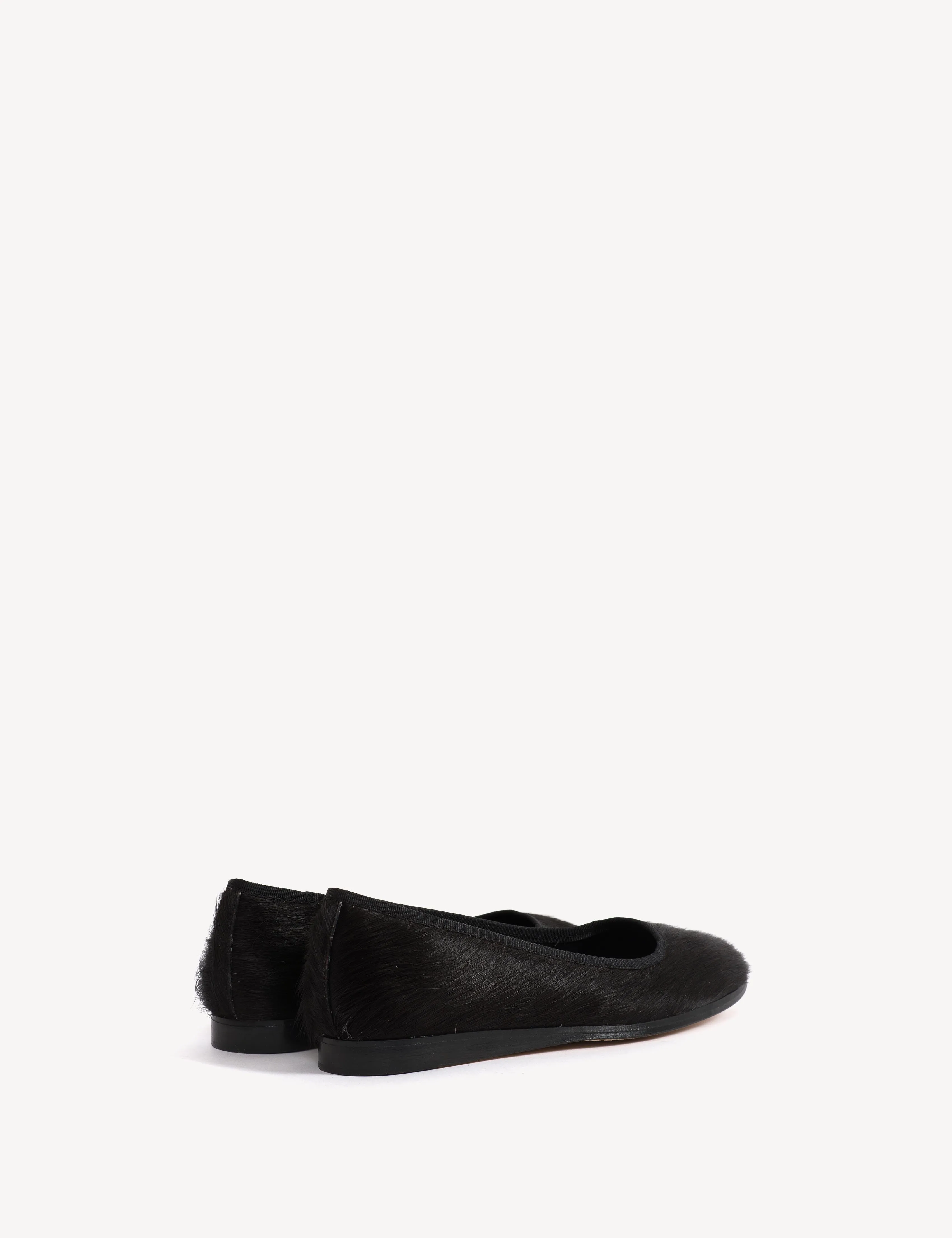 Mari Flats In Black Cow Fur sold by DICO Copenhangen product image thumbnail 3