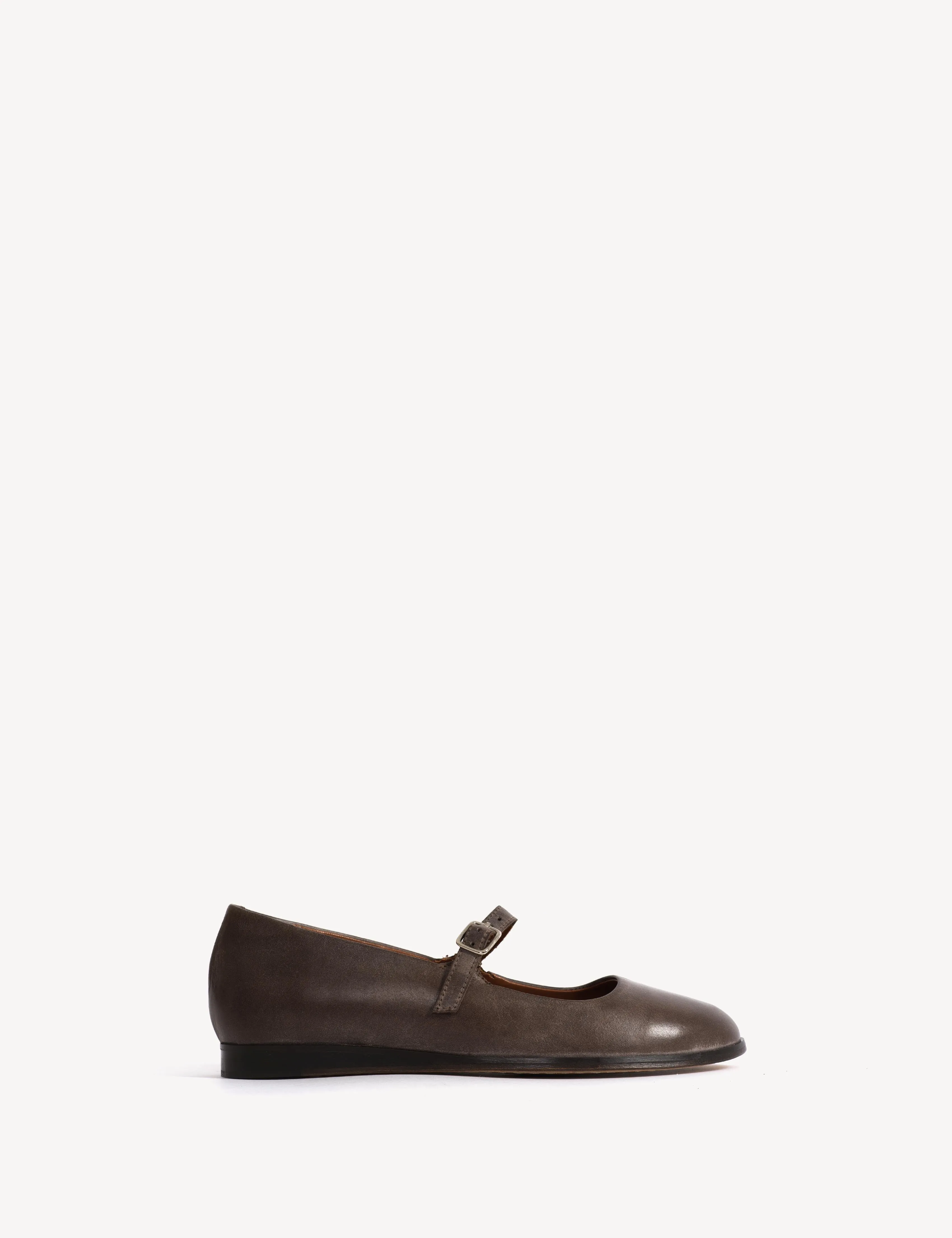 Ines Flats In Dark Brown Escovado Leather sold by DICO Copenhangen