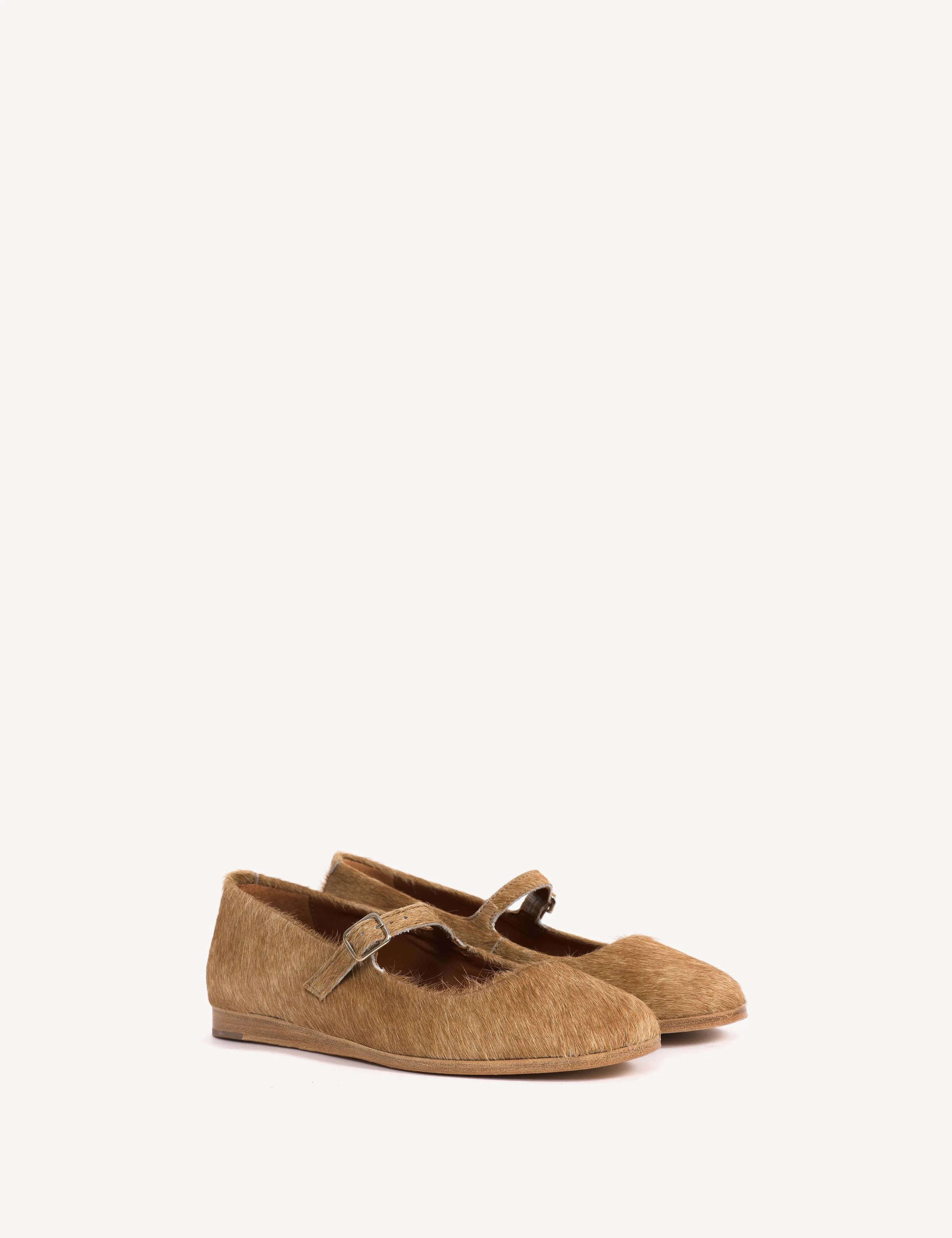 Ines Flats In Beige Shades Cow Fur sold by DICO Copenhangen product image thumbnail 2