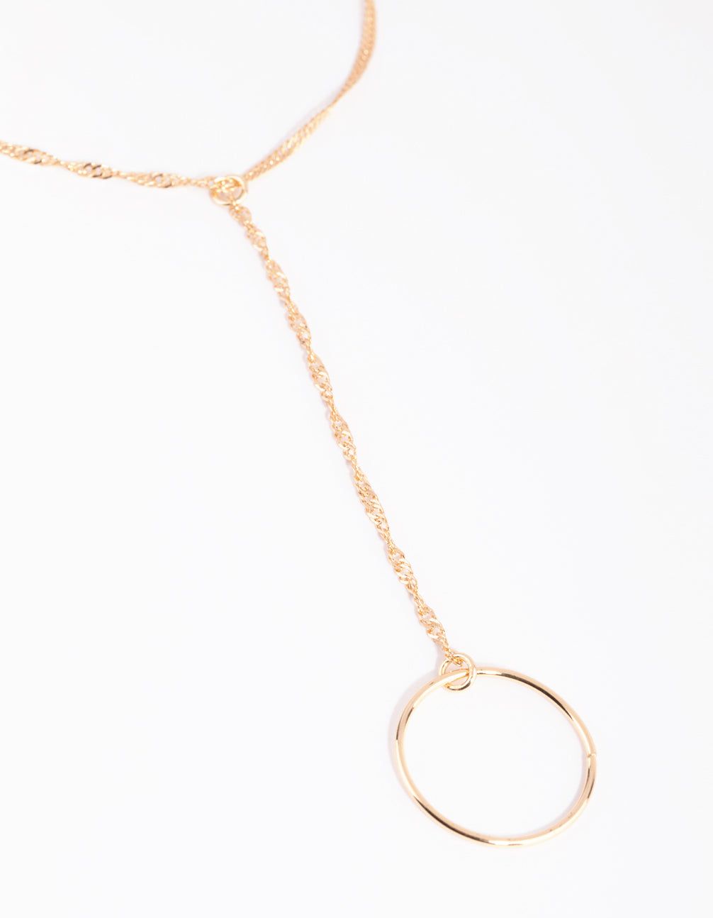 Gold Singapore Ring Hand Chain sold by lovisa product image thumbnail 3