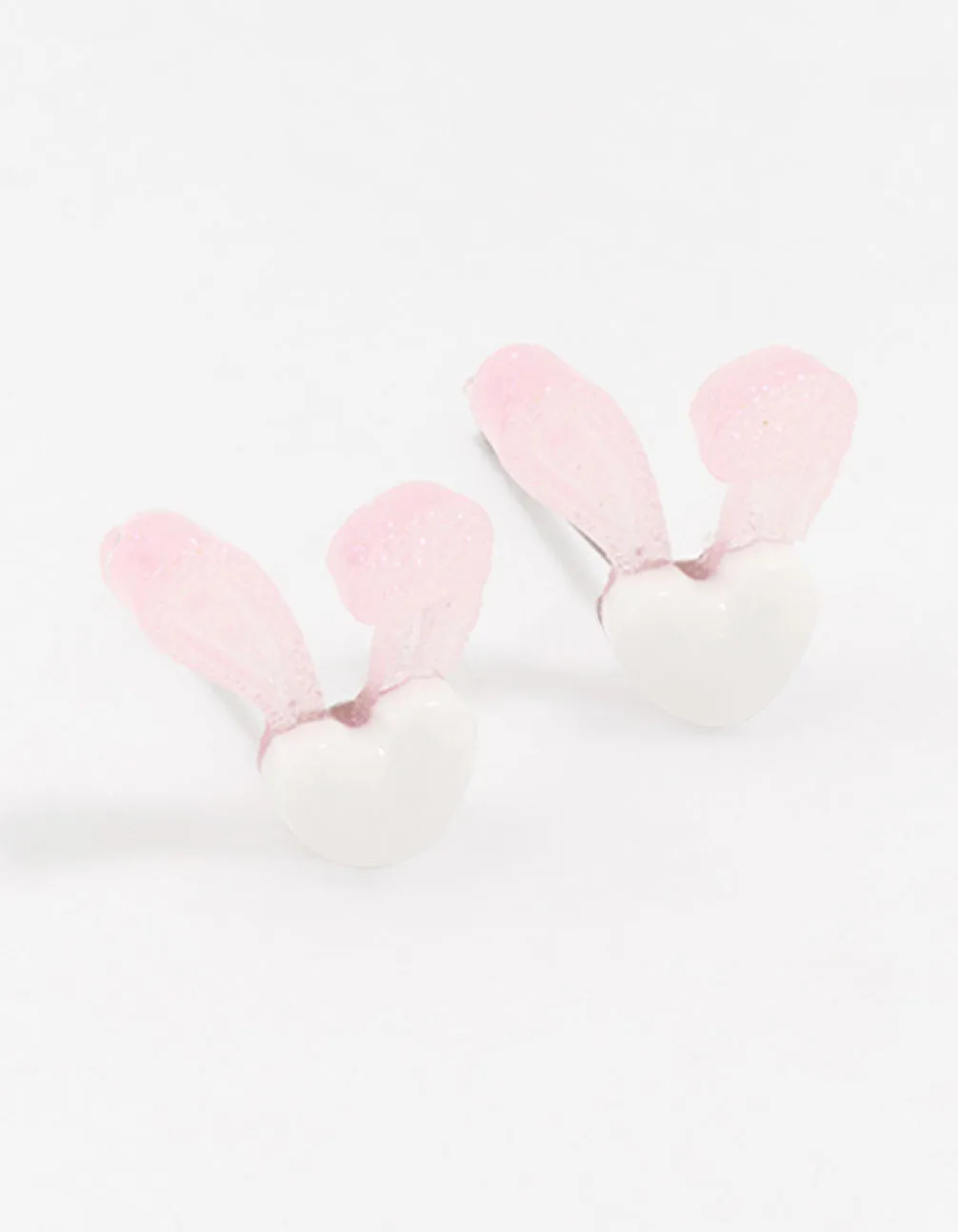 Heart Bunny Stud Earrings sold by lovisa