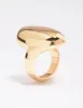 Gold Plated Smooth Statement Oval Ring sold by lovisa
