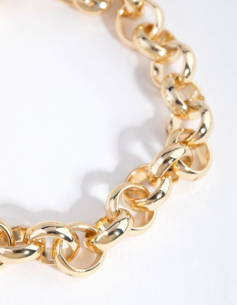 Gold Rolo Chain Bracelet sold by lovisa product image thumbnail 3