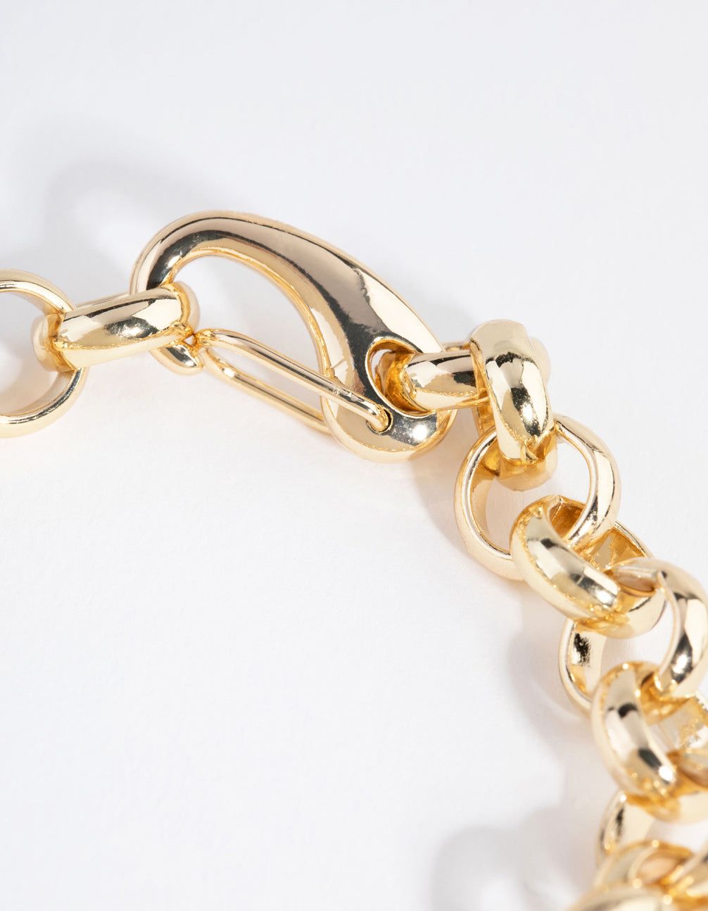 Gold Rolo Chain Bracelet sold by lovisa product image thumbnail 4