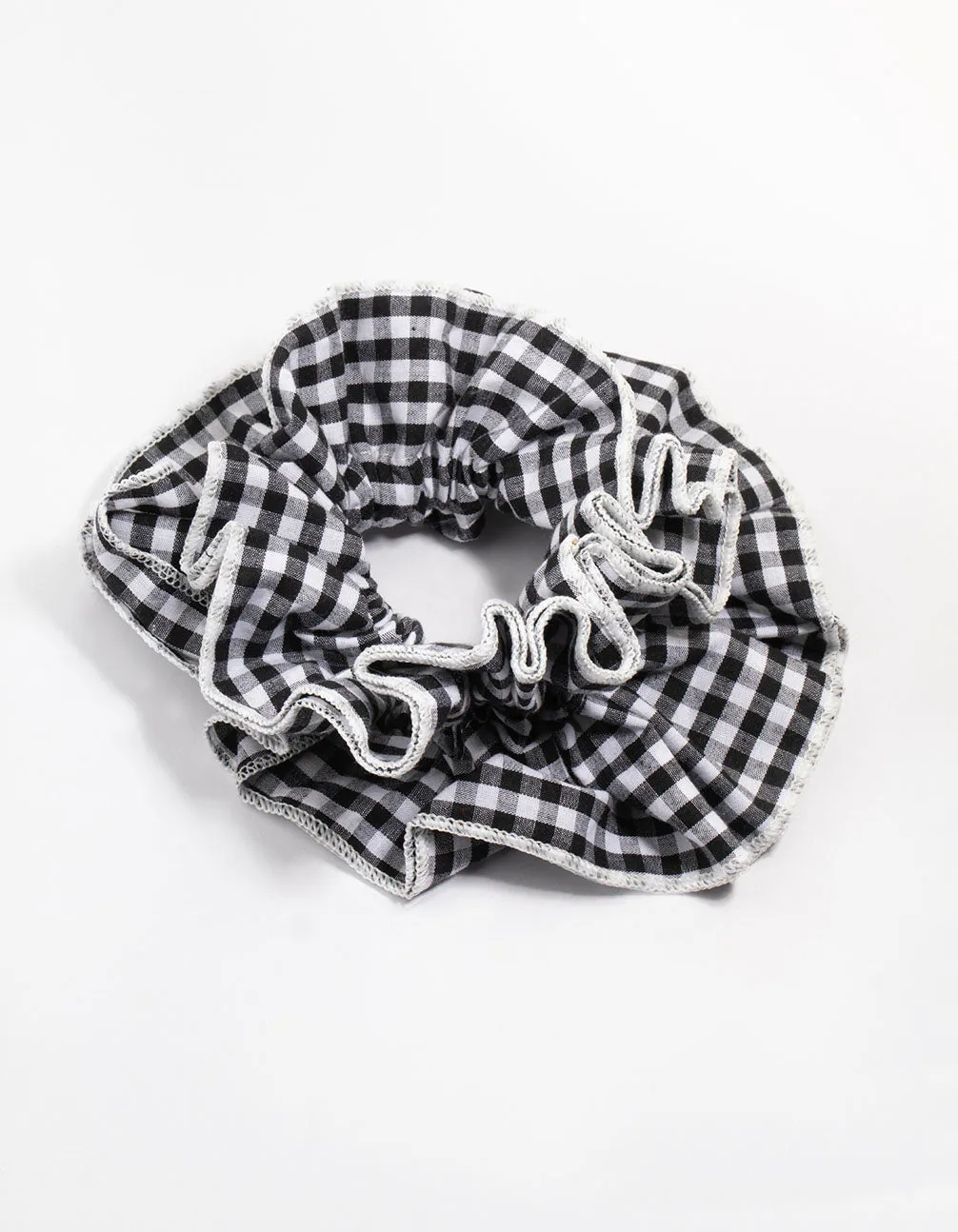 Gingham Fabric Layered Scrunchie sold by lovisa