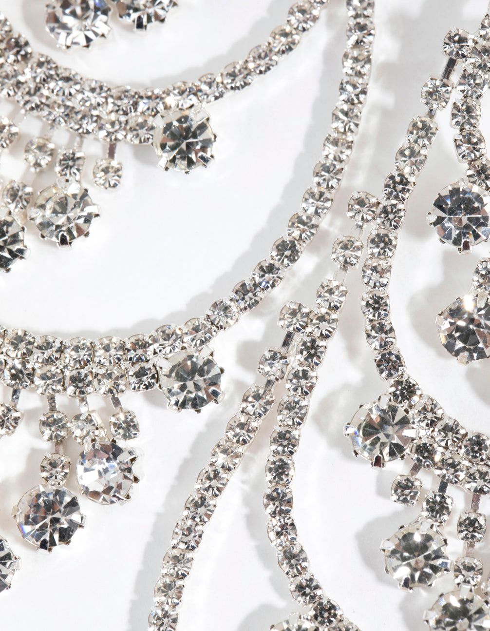 Silver Statement Chandelier Drop Earrings sold by lovisa product image thumbnail 3