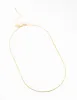 Gold Box Chain Necklace sold by lovisa