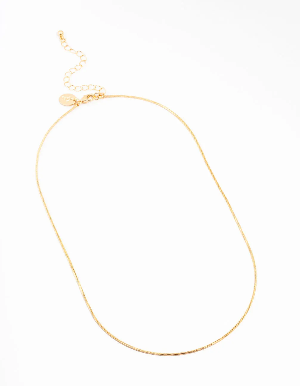Gold Box Chain Necklace sold by lovisa product image thumbnail 2
