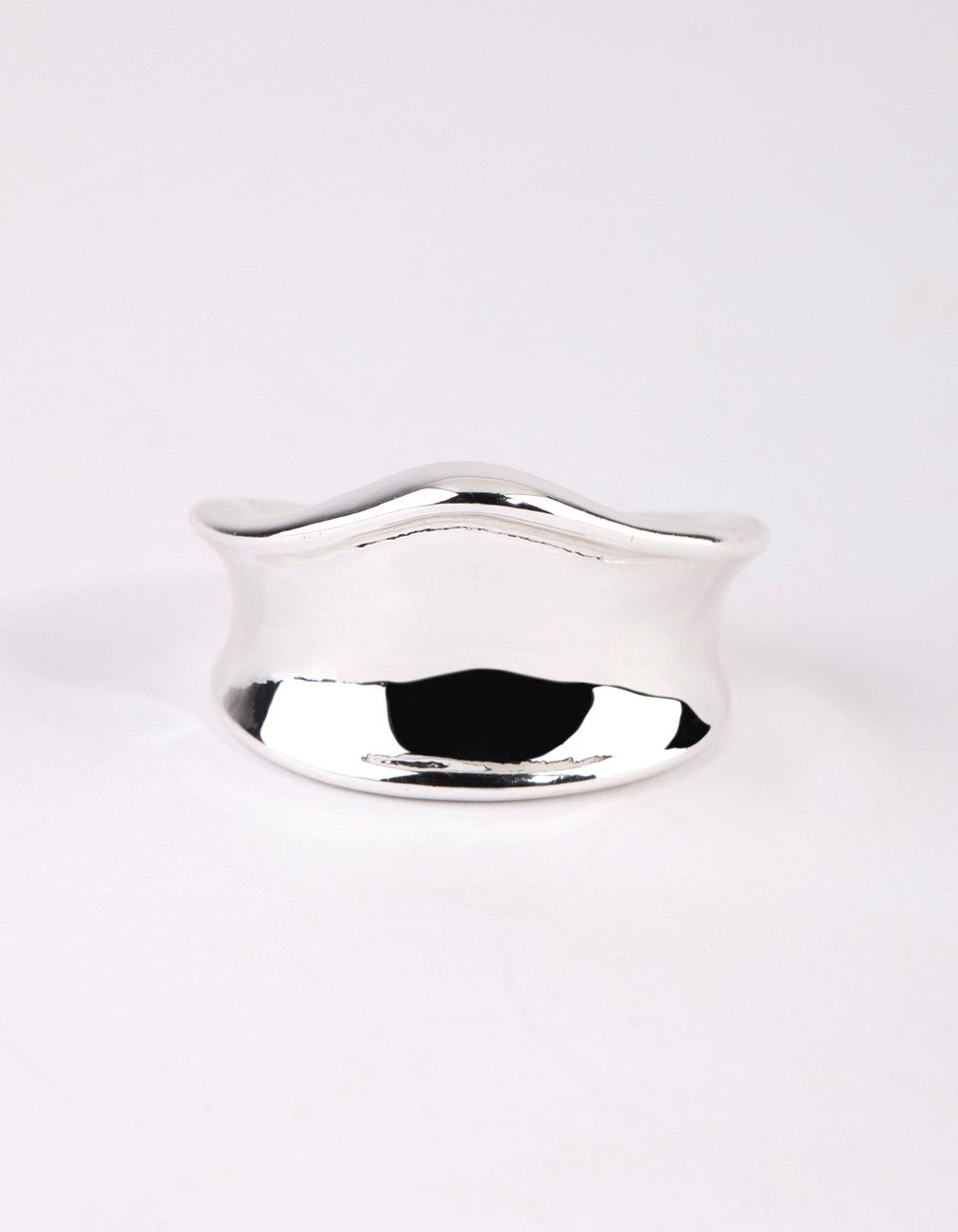 Rhodium Wide Molten Ring sold by lovisa product image thumbnail 2
