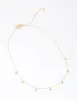 Gold Plated Mini Diamante Necklace sold by lovisa