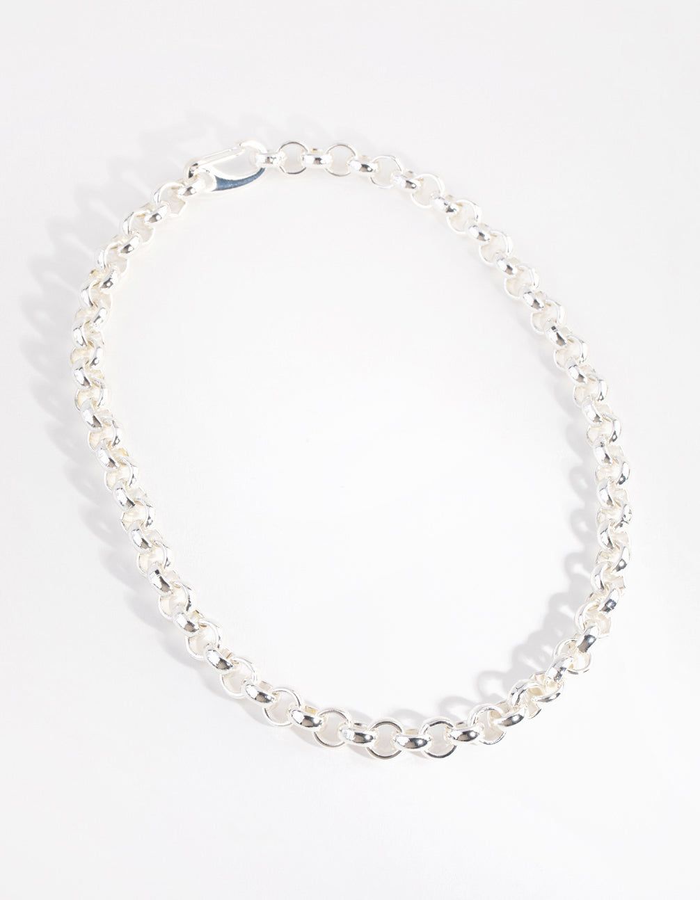 Silver Plated Rolo Chain Necklace sold by lovisa product image thumbnail 2