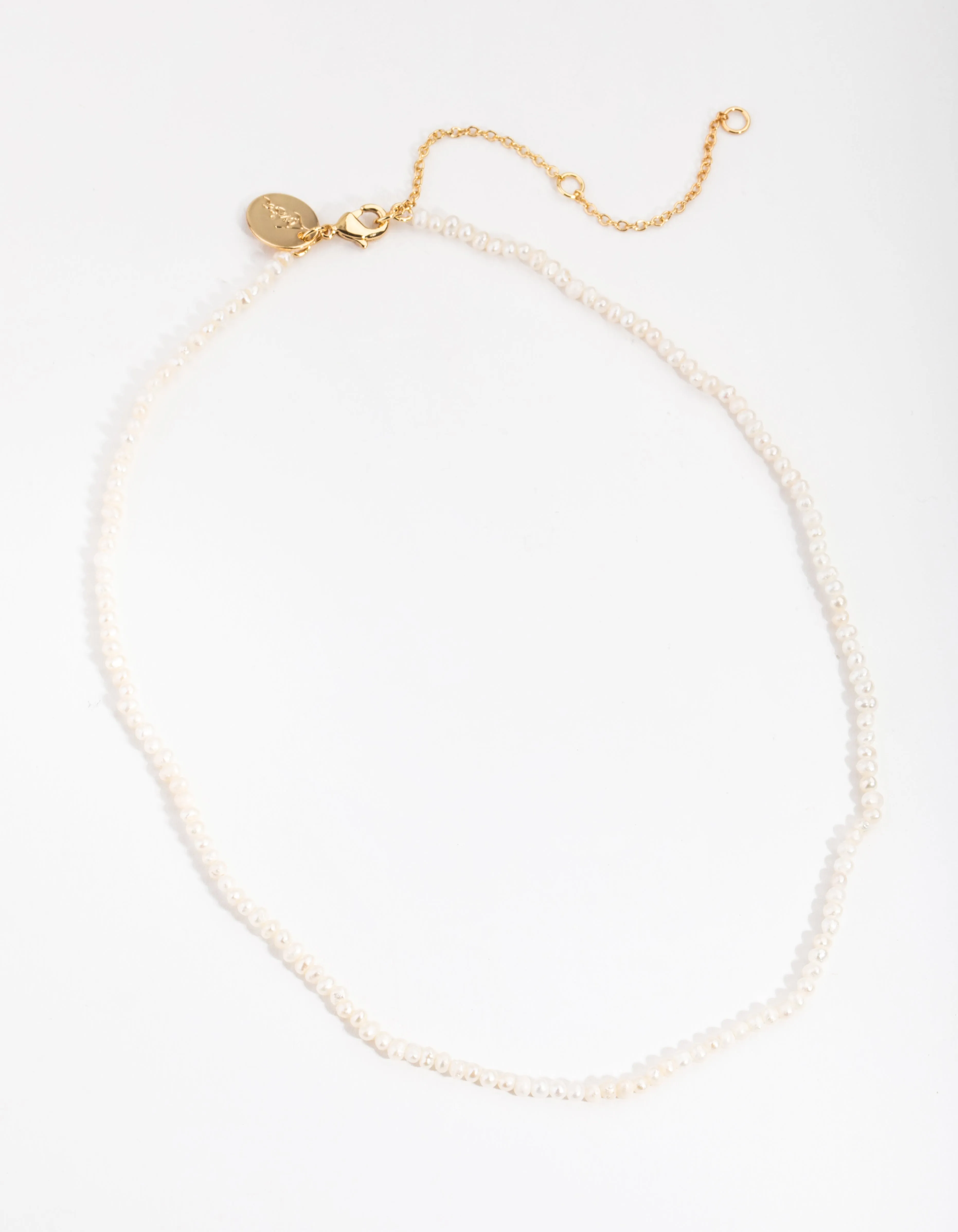 Gold Plated Single Row Freshwater Pearl Necklace sold by lovisa product image thumbnail 2