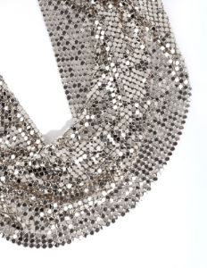 Rhodium Chainmail Choker sold by lovisa