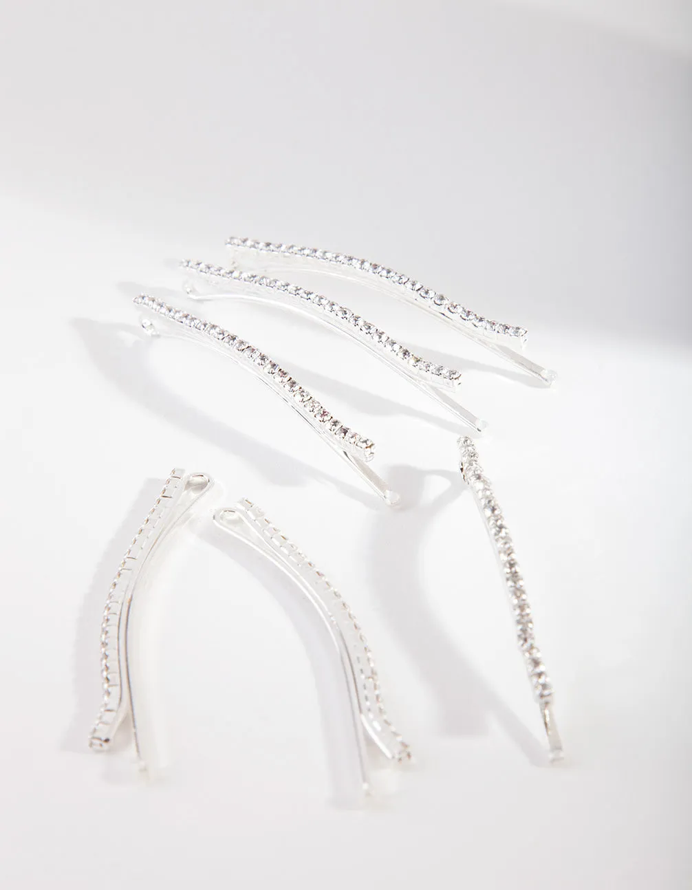Silver Mini Crystal Pin 6-Pack sold by lovisa product image thumbnail 2