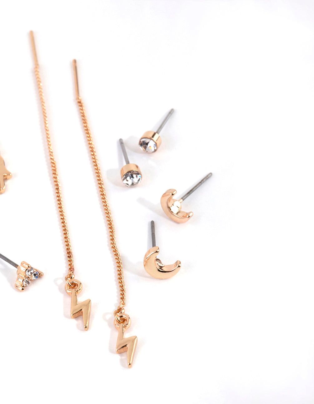 Gold Mystic Stud & Drop Earring Pack sold by lovisa product image thumbnail 3