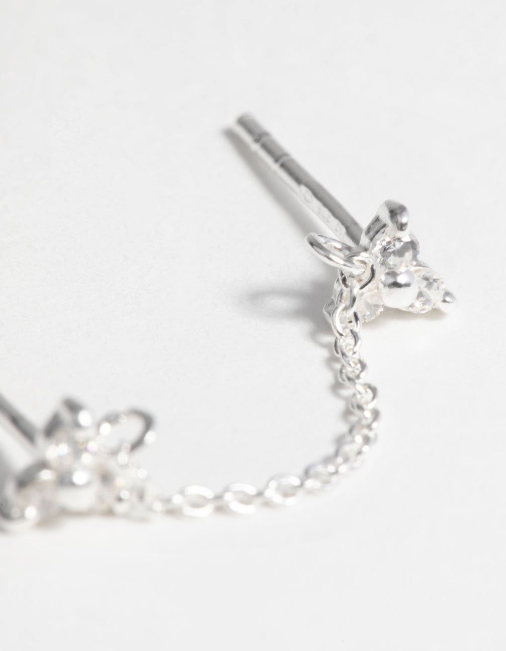 Sterling Silver Flower Stud Earrings sold by lovisa product image thumbnail 3