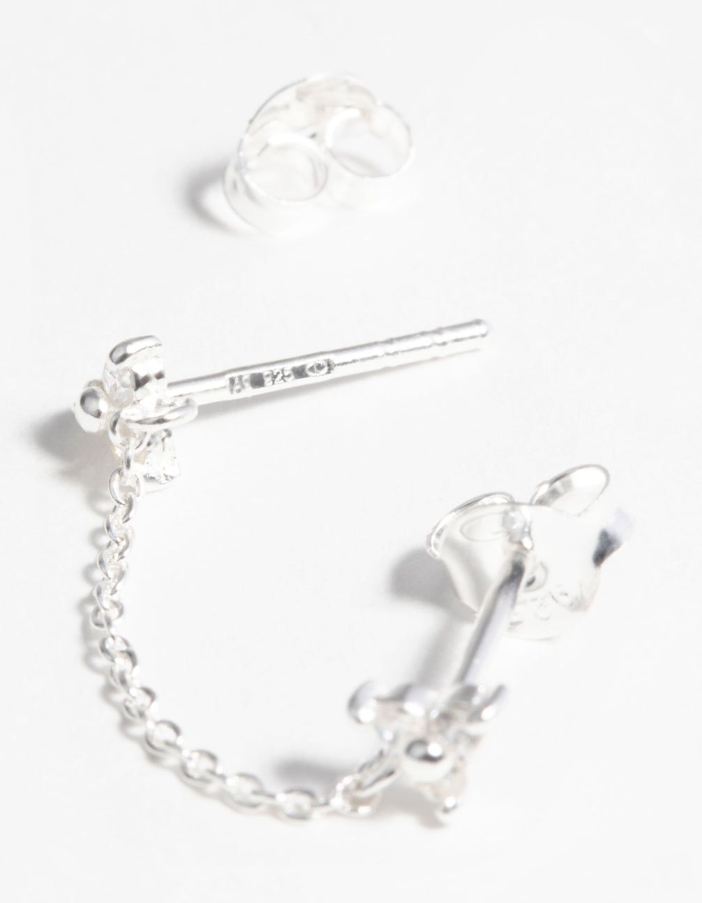 Sterling Silver Flower Stud Earrings sold by lovisa product image thumbnail 4