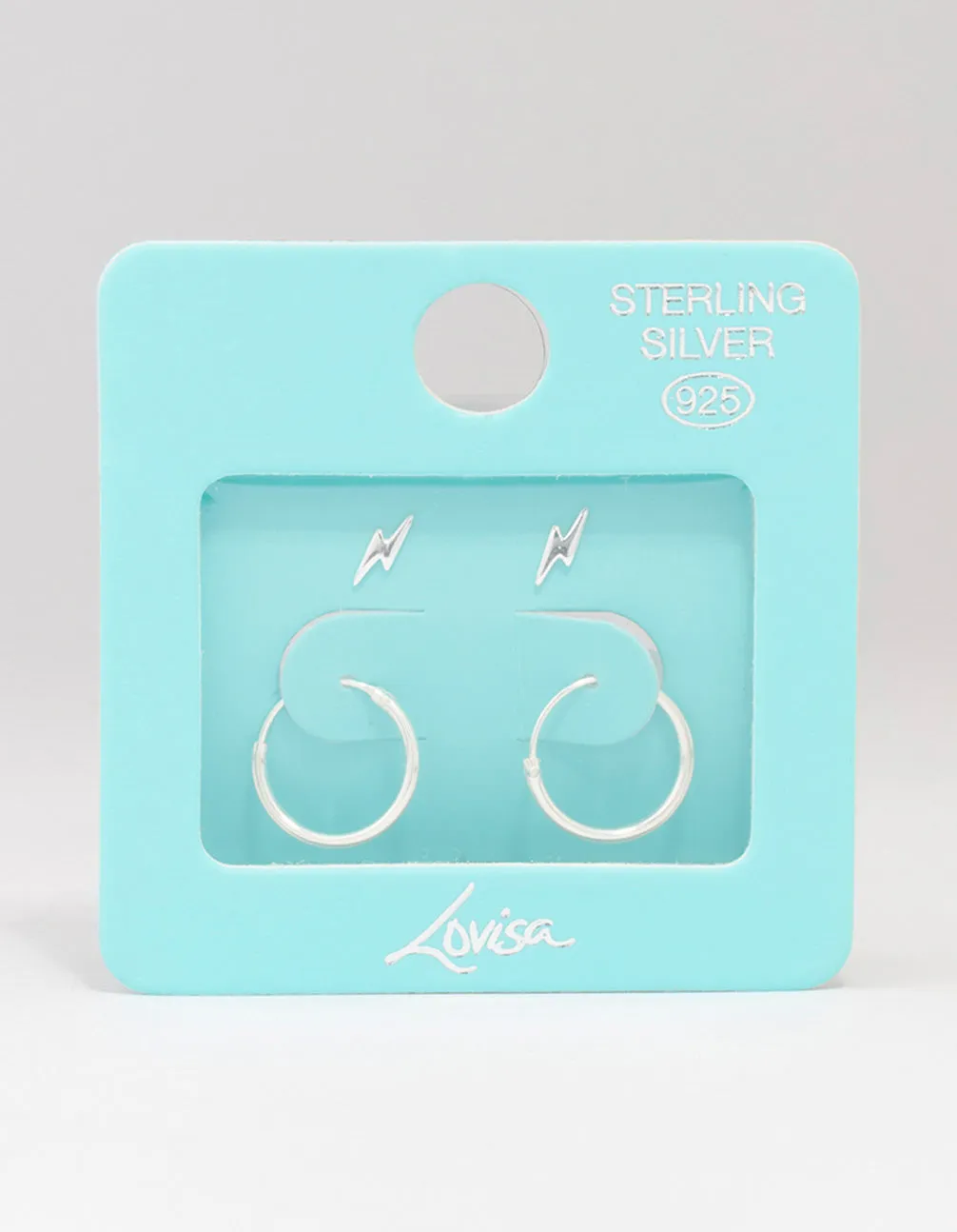 Sterling Silver Cubic Zirconia Earring Pack sold by lovisa product image thumbnail 3
