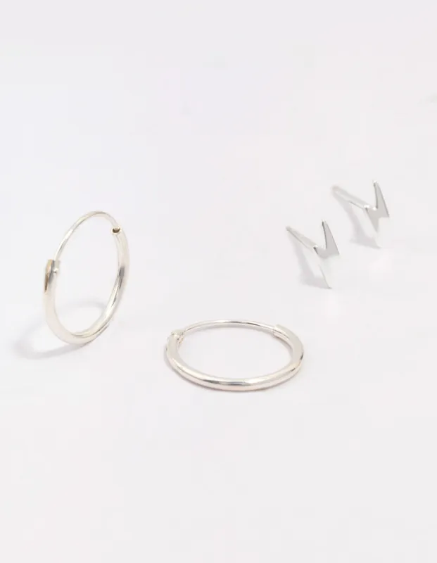 Sterling Silver Cubic Zirconia Earring Pack sold by lovisa