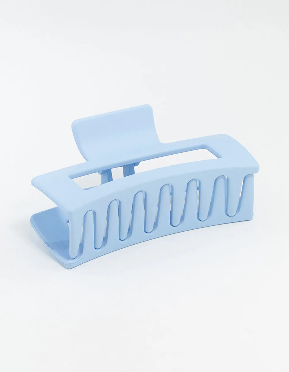 Large Blue Coated Claw Clip sold by lovisa