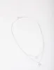 Silver Double Chain Pearl & Diamante Necklace sold by lovisa