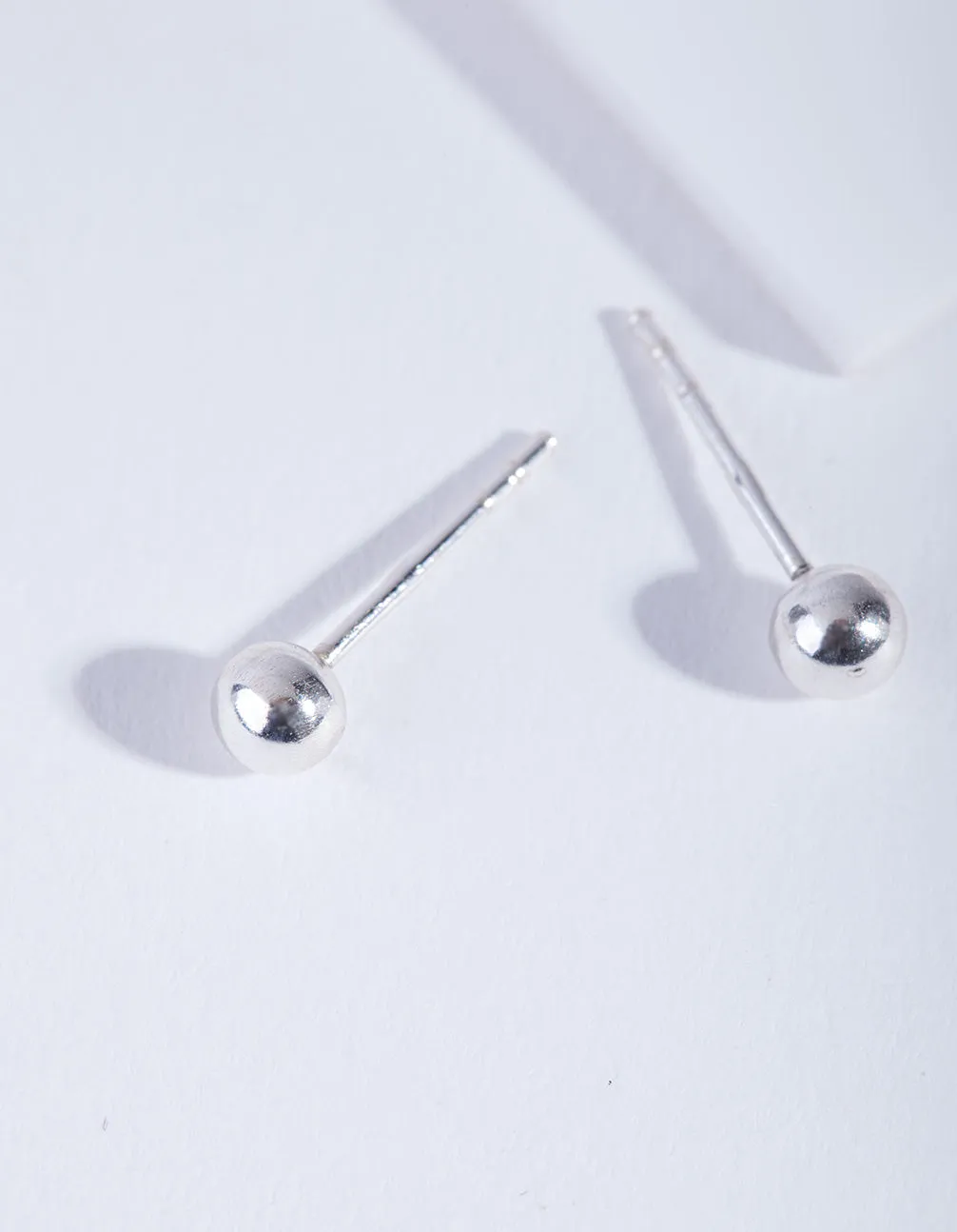 Sterling Silver Mini Ball Stud Earrings sold by lovisa product image thumbnail 4