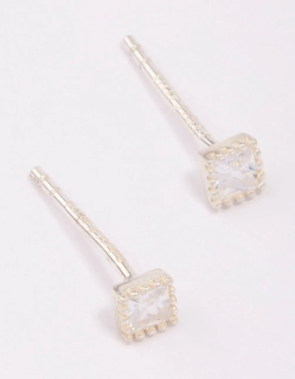 Sterling Silver Encased Square Stud Earrings sold by lovisa product image thumbnail 3