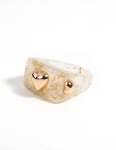 90s Gold Heart Ring sold by lovisa
