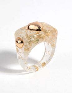 90s Gold Heart Ring sold by lovisa