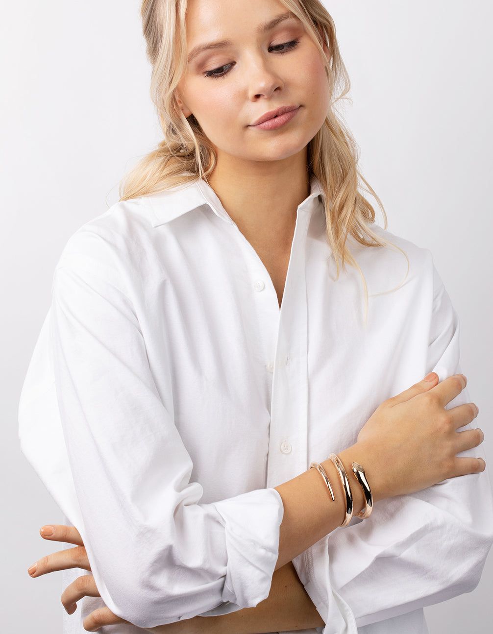 Gold Wrap Snake Cuff Bracelet sold by lovisa product image thumbnail 5