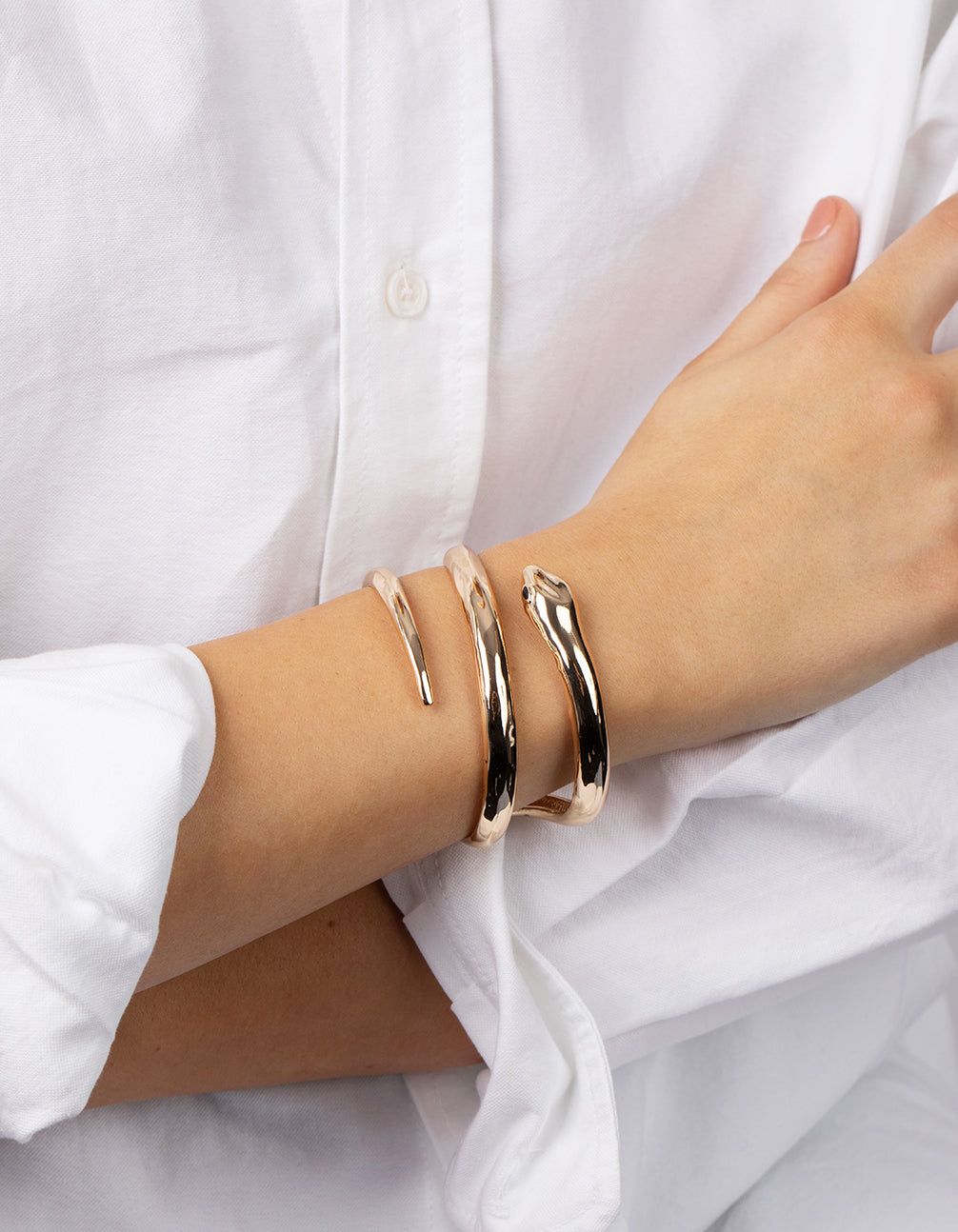 Gold Wrap Snake Cuff Bracelet sold by lovisa product image thumbnail 2