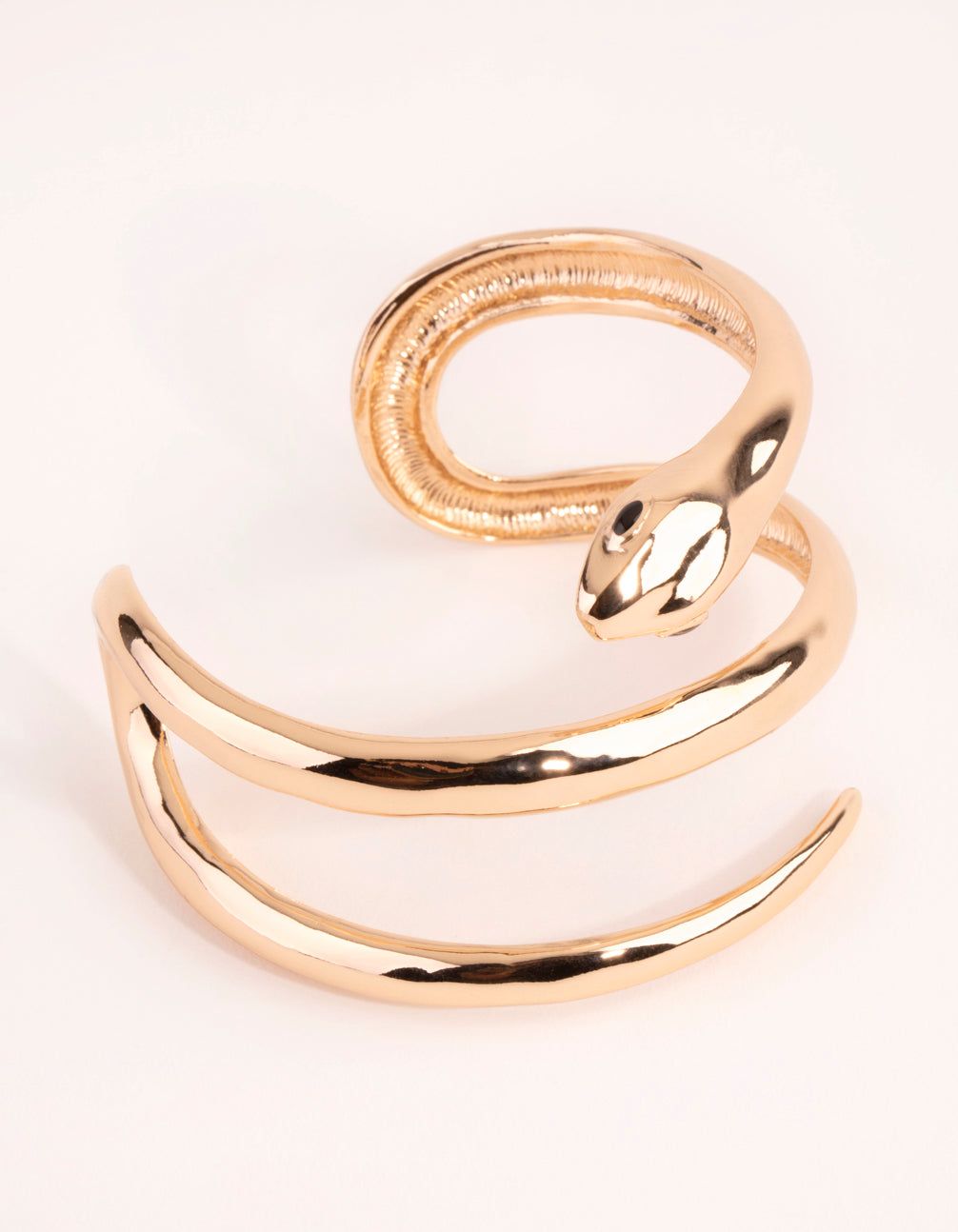 Gold Wrap Snake Cuff Bracelet sold by lovisa