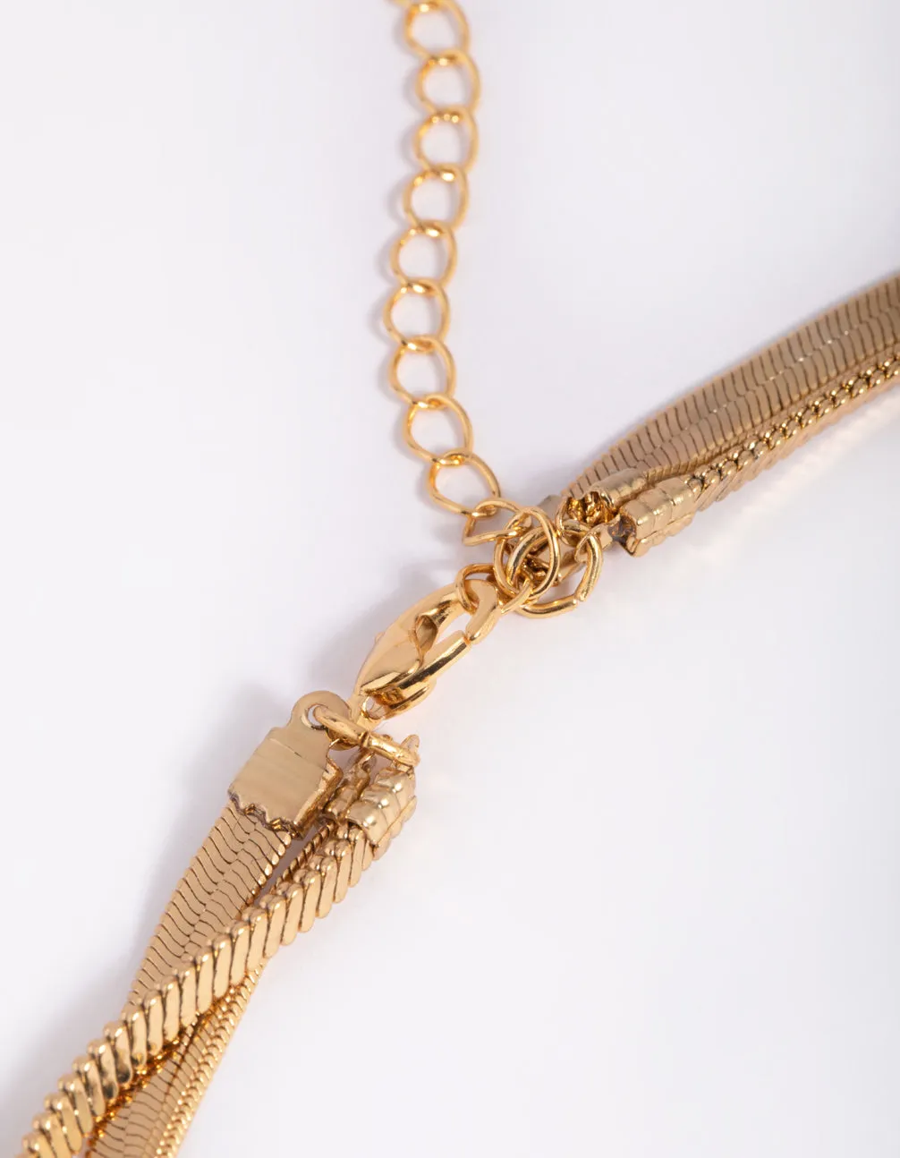 Gold Plated Snake Chain & Disc Necklace Pack sold by lovisa product image thumbnail 4