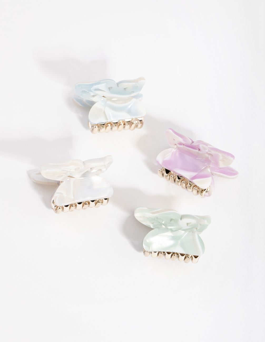 Acrylic Mini Butterfly 4-Pack Claw sold by lovisa