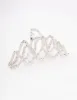 Silver Diamante Infinity Hair Claw Clip sold by lovisa