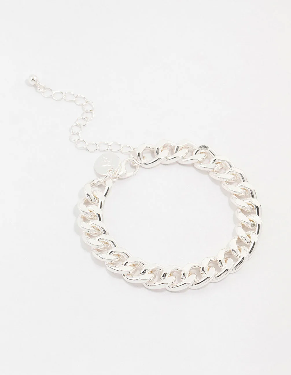Silver Plated Link Chain Bracelet sold by lovisa