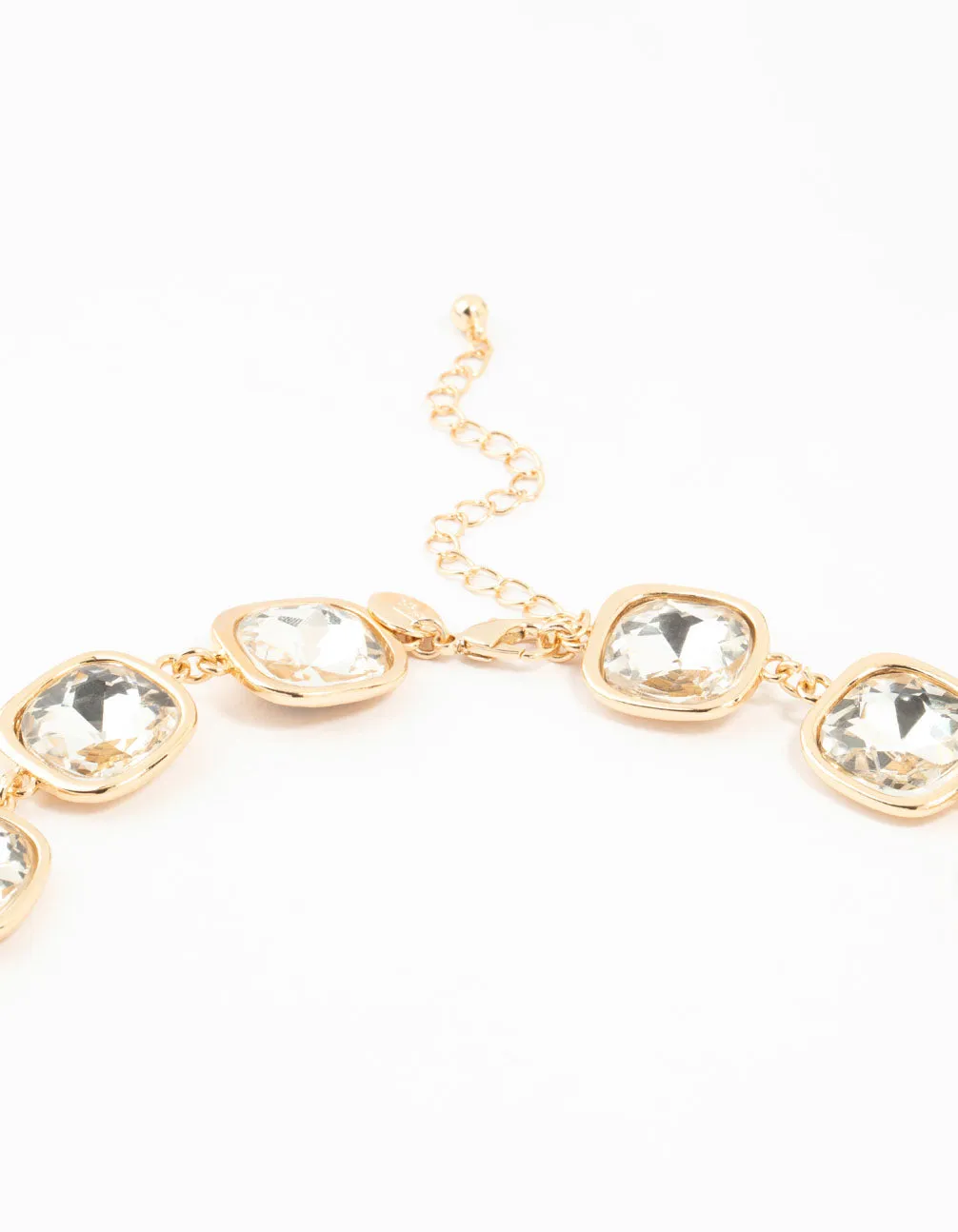 Gold Diamante Stone Necklace sold by lovisa product image thumbnail 3