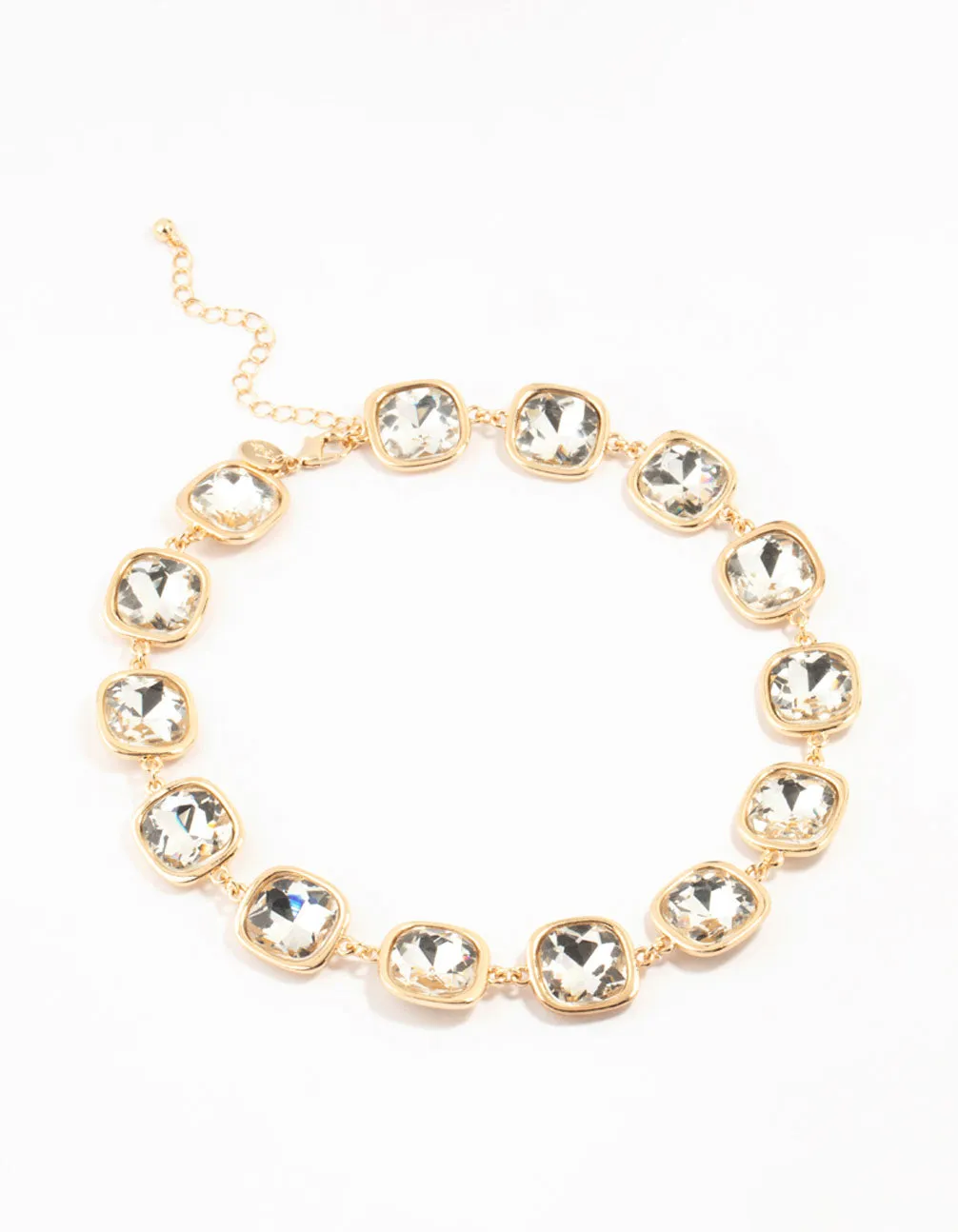 Gold Diamante Stone Necklace sold by lovisa product image thumbnail 2