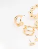 Gold Multi Stud & Hoop Earrings 6-Pack sold by lovisa