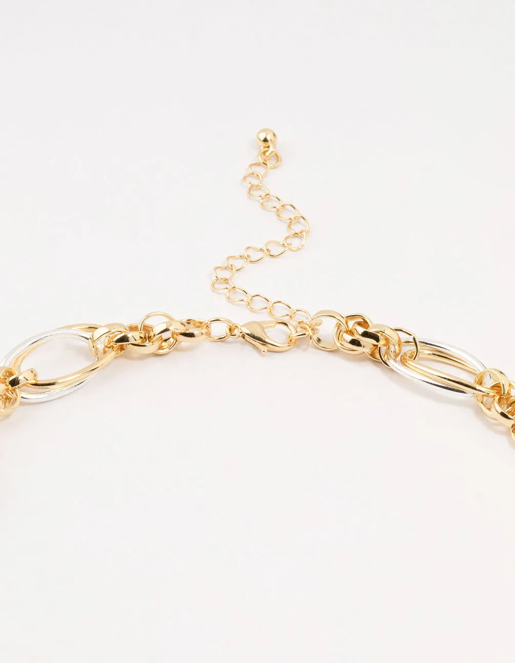 Mixed Metals Chunky Chain Necklace sold by lovisa product image thumbnail 3