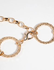 Gold Circle Chain Belt sold by lovisa