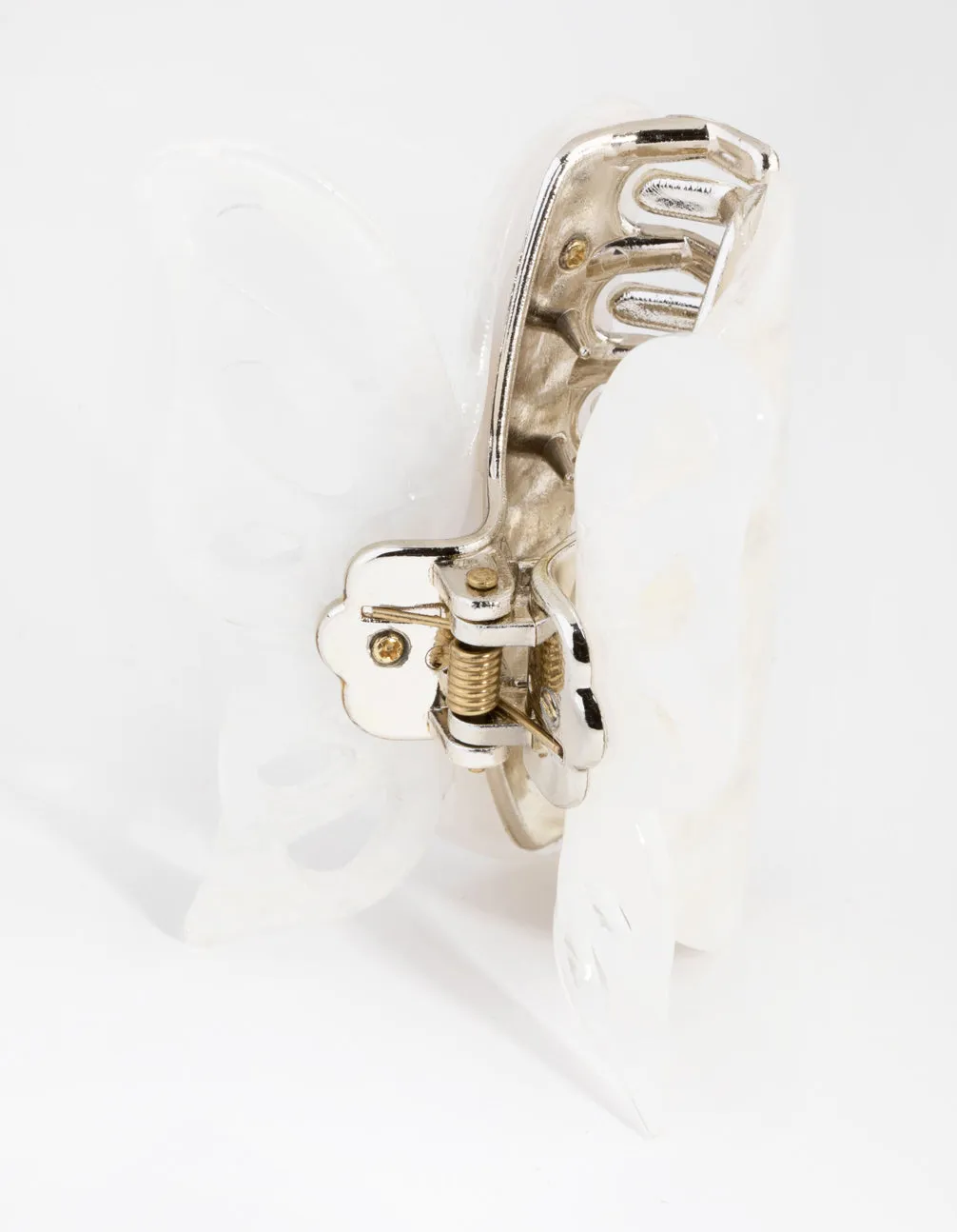 White Marble Butterfly Claw sold by lovisa product image thumbnail 5
