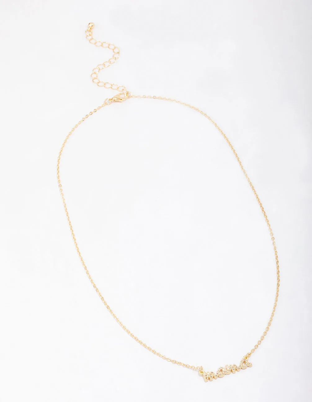 Gold Plated Mama Cubic Zirconia Pendant Necklace sold by lovisa product image thumbnail 3